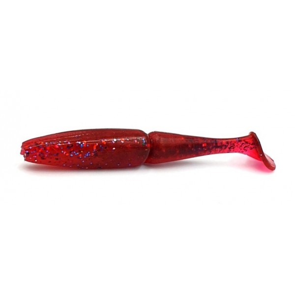 Приманка силіконова на хижака, Taipan Grabber, 3,0 дюйми, 8шт/уп, колір №05 Redpearl